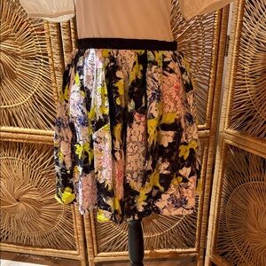 French Connection Multicolor A-Line Skirt